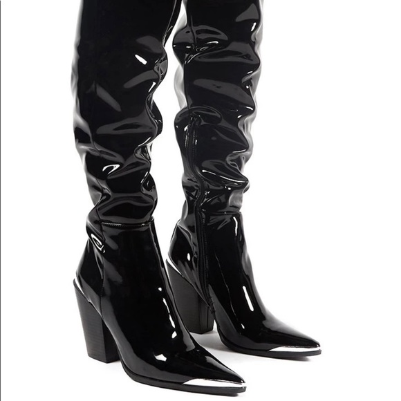 western thigh high boots